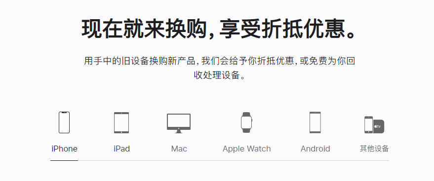 复兴苹果手机维修分享iPhone以旧换新的去处 