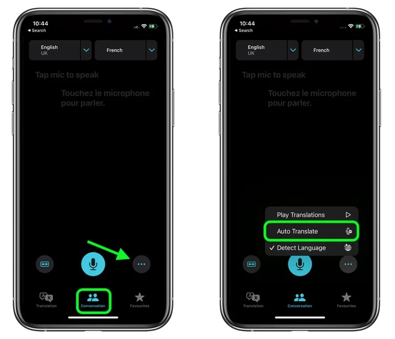 复兴苹果手机维修分享iOS 15 “翻译” App 新改进 