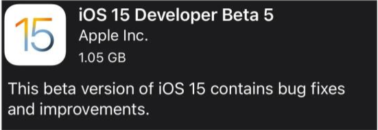 复兴苹果手机维修分享如何升级到iOS15.0 beta5 